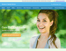 Tablet Screenshot of belmontfamilydentalcare.com